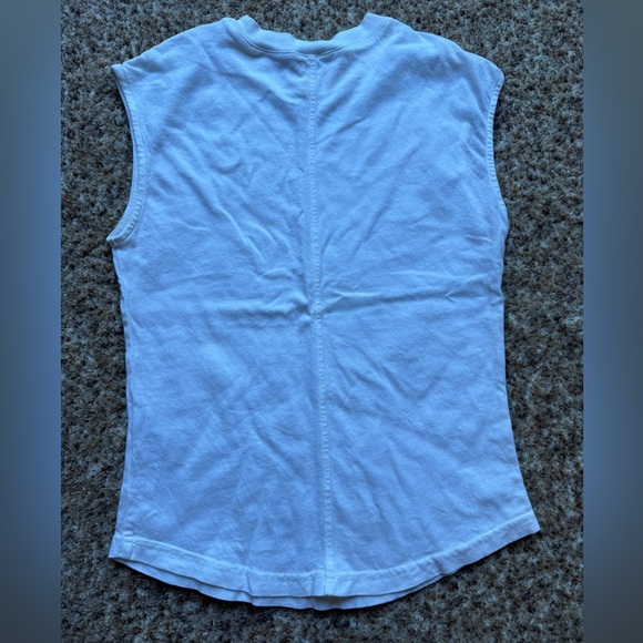 Frame Women's White Sleeveless Tank Tee Top Size XS - Picture 2 of 4